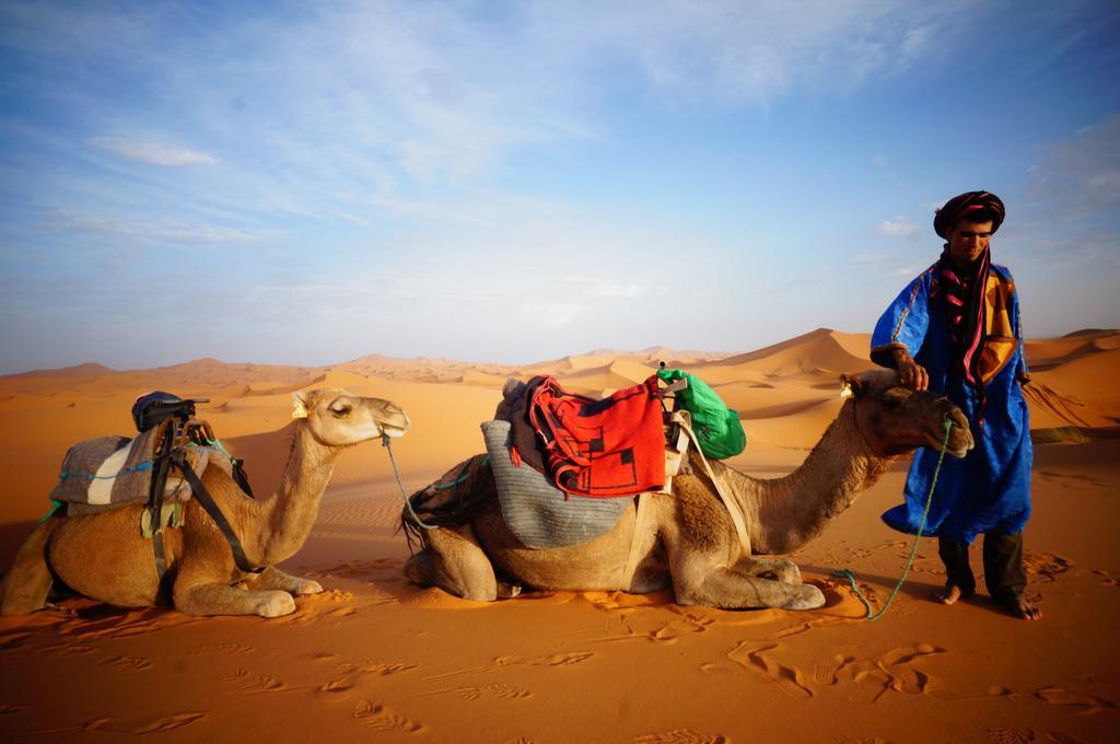 Sahara Camel Tours Camp 호텔 메르주가 외부 사진